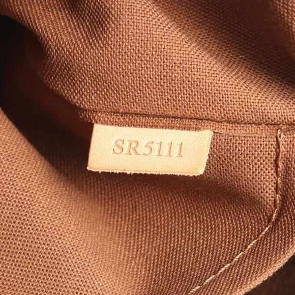 Louis Vuitton brown Leather Monogram Palermo handbag - Picture 5 of 7